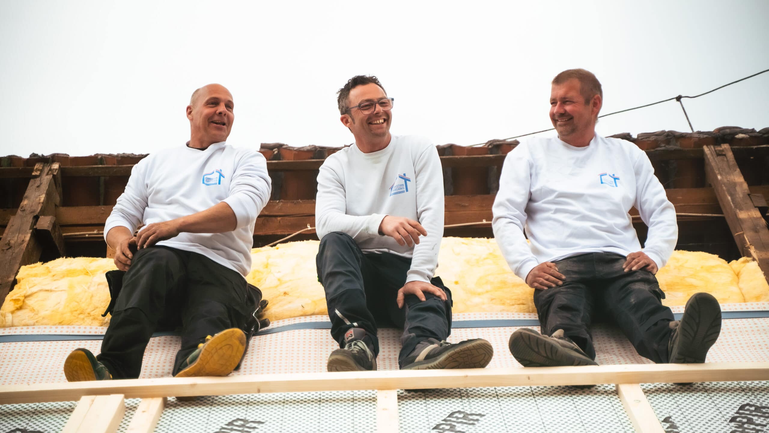 Dachdeckerunternehmen Christian Thielking bei der Arbeit