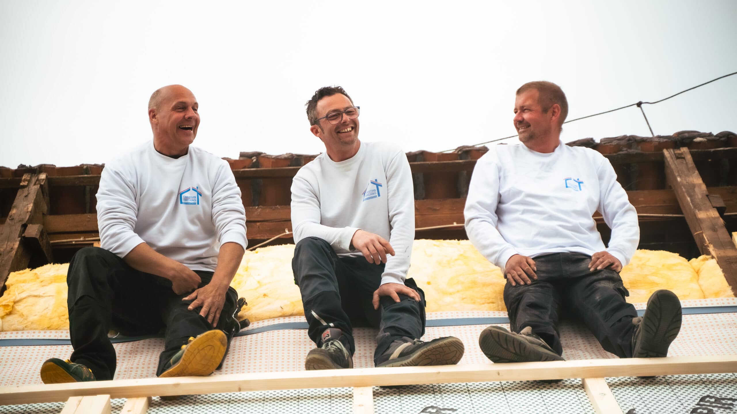 Dachdeckerunternehmen Christian Thielking bei der Arbeit